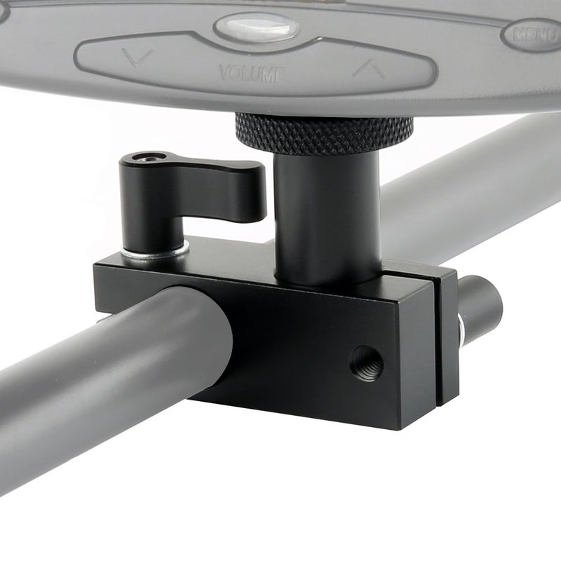 NICEYRIG 15mm Rail Block Rod Clamp Mount 90 Degree Angle for 15mm Rod DSLR Shoulder Rig - Image 2